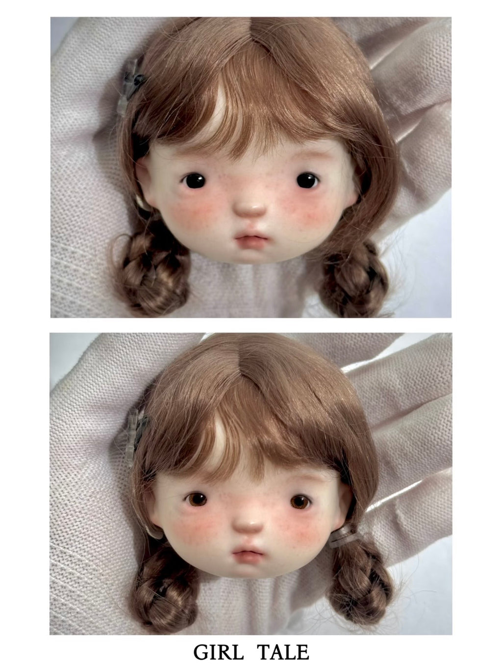 1/6 BJD nude head and face up pre-order